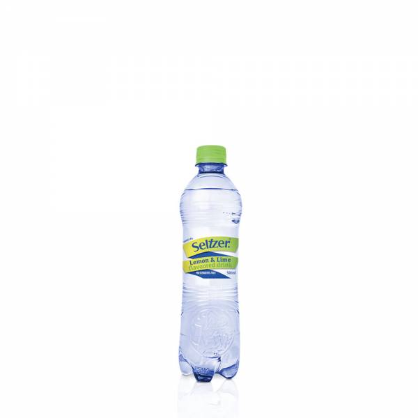 seltzer lemon lime flavoured sparkling water 500ml