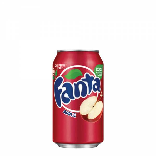 fanta apple red caffeine free 330ml