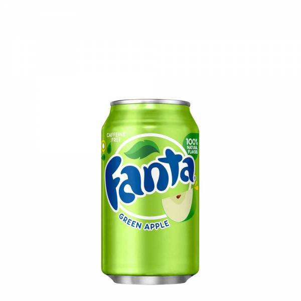 fanta green apple caffeine free 330ml