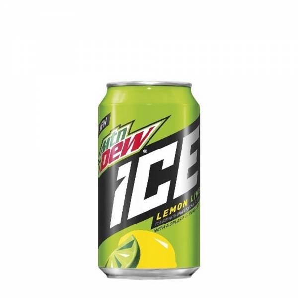 mountain dew ice lemon soda 330ml