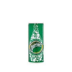 perrier sparkling water can 250ml