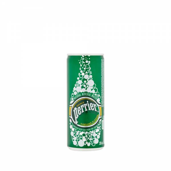 perrier sparkling water can 250ml