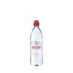 evian 750mL Natural Spring Still Water Sports Cap